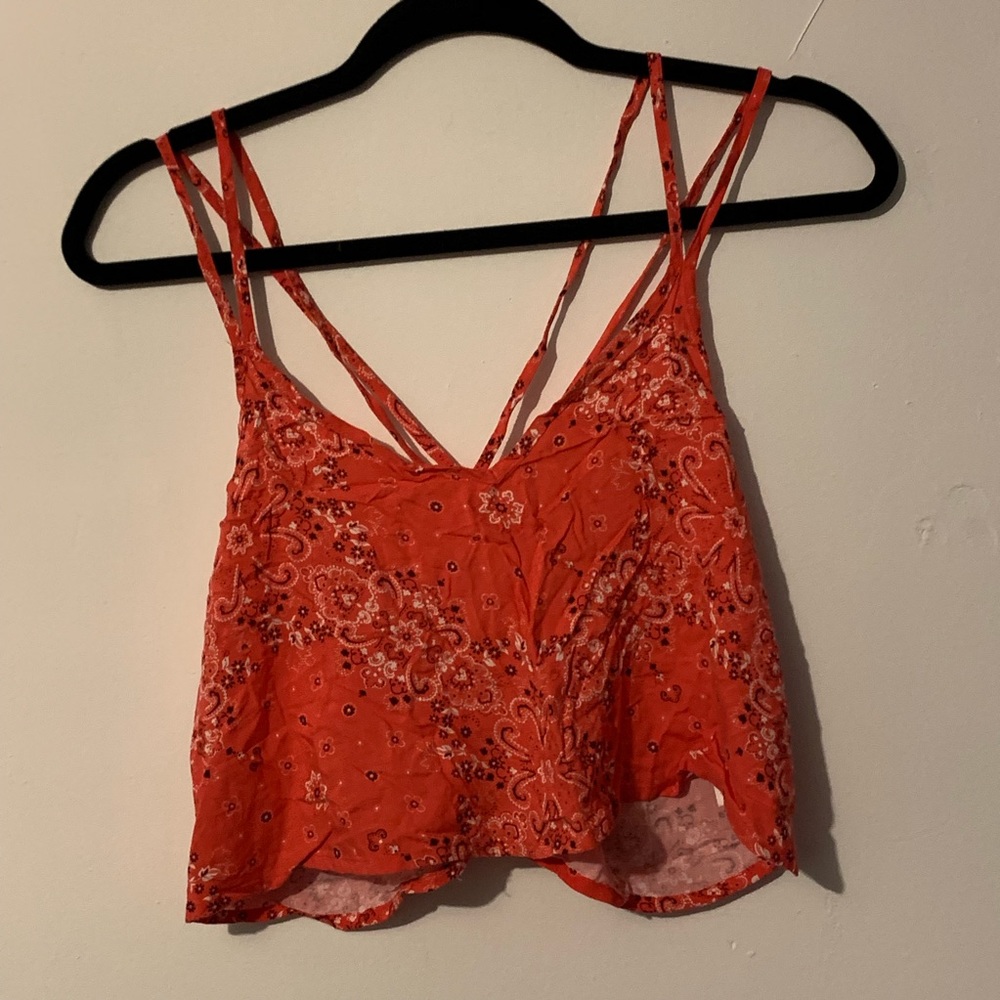 Hollister bandanna crop top